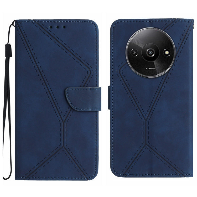 Stitching Embossed Leather Phone Case, For Xiaomi Redmi 13 4G Global / 5G Global, For Xiaomi Redmi A3, For Xiaomi Redmi Note 13 4G Global, For Xiaomi Redmi 13C 5G