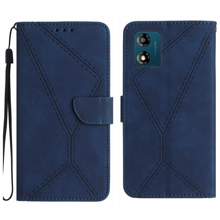 Stitching Embossed Leather Phone Case, For Motorola Edge 40 Pro 5G, For Moto G53 5G / G23 / G13 4G, For Motorola Moto E13 4G, For Motorola Moto G73 5G