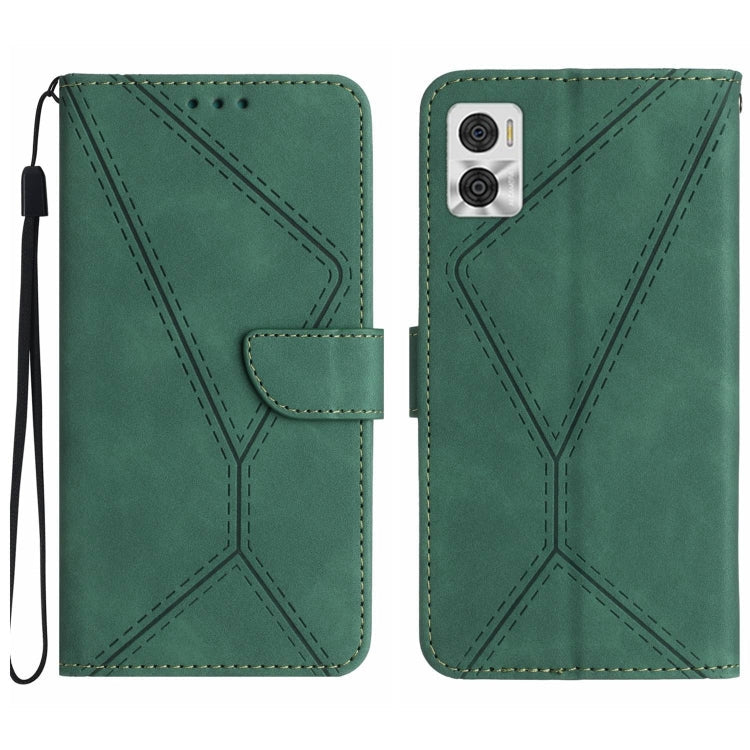 Stitching Embossed Leather Phone Case, For Motorola Moto G 5G 2023, For Motorola Moto G Play 2023, For Motorola Moto G72 4G, For Motorola Moto E22 / E22i 4G
