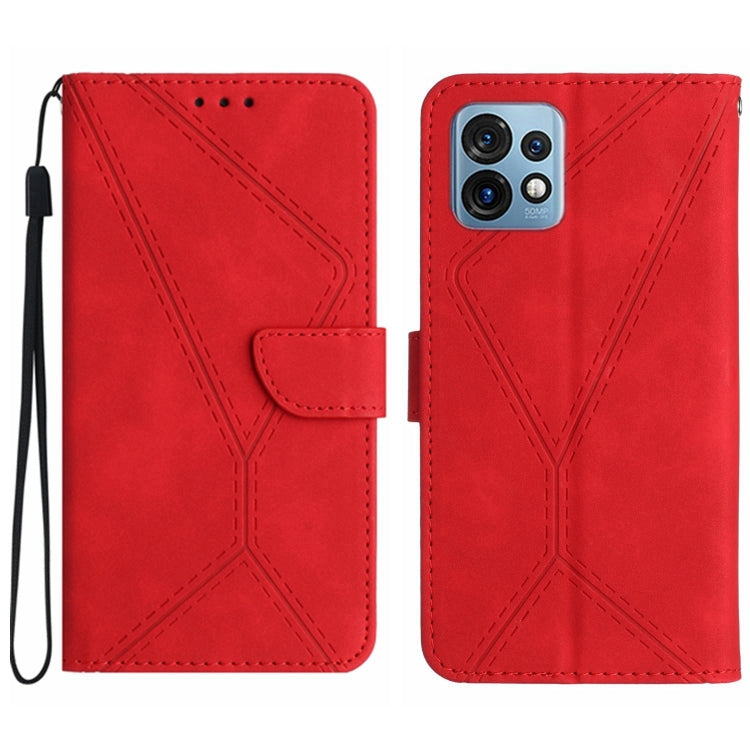 Stitching Embossed Leather Phone Case, For Motorola Edge 40 Pro 5G, For Moto G53 5G / G23 / G13 4G, For Motorola Moto E13 4G, For Motorola Moto G73 5G
