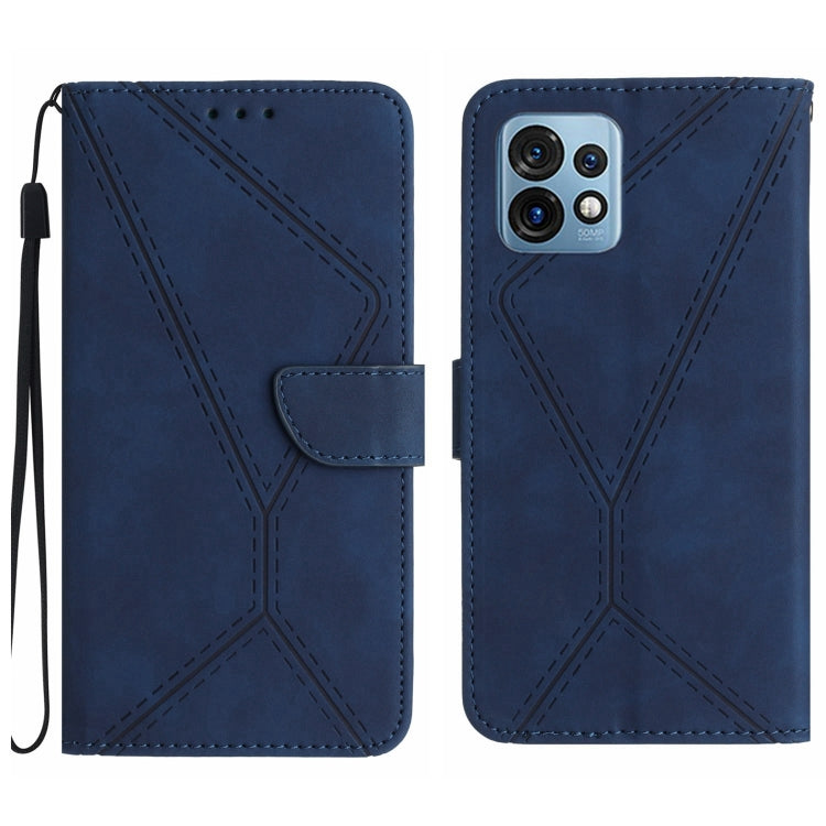 Stitching Embossed Leather Phone Case, For Motorola Edge 40 Pro 5G, For Moto G53 5G / G23 / G13 4G, For Motorola Moto E13 4G, For Motorola Moto G73 5G