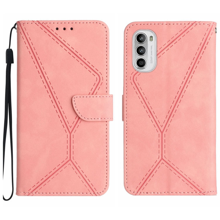 Stitching Embossed Leather Phone Case, For Motorola Moto E22S / G22 4G, For Motorola Moto G52J, For Motorola Moto G Stylus 5G 2022, For Motorola Moto G Stylus 4G 2022