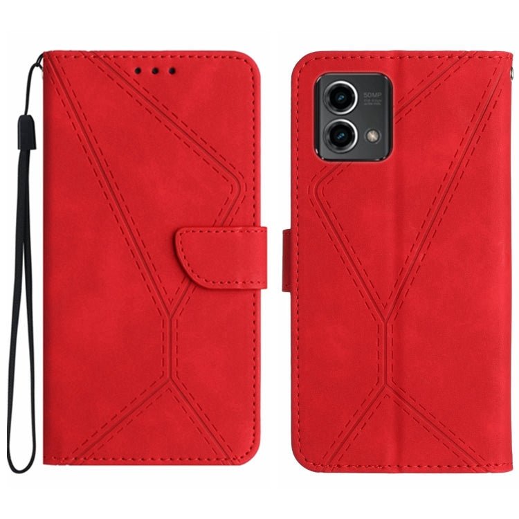 Stitching Embossed Leather Phone Case, For Motorola Moto G14, For Motorola Edge 40, For Motorola Moto G Power 2023, For Motorola Moto G Stylus 5G 2023