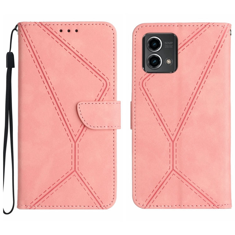 Stitching Embossed Leather Phone Case, For Motorola Moto G14, For Motorola Edge 40, For Motorola Moto G Power 2023, For Motorola Moto G Stylus 5G 2023