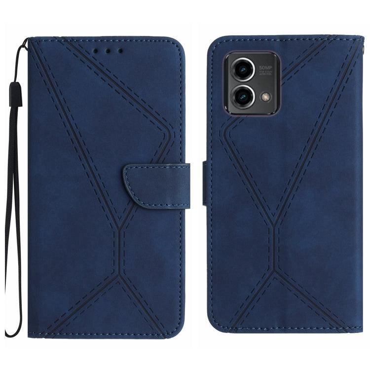 Stitching Embossed Leather Phone Case, For Motorola Moto G14, For Motorola Edge 40, For Motorola Moto G Power 2023, For Motorola Moto G Stylus 5G 2023