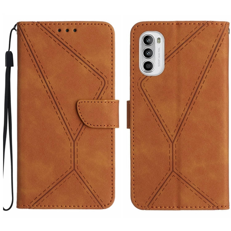 Stitching Embossed Leather Phone Case, For Motorola Moto E22S / G22 4G, For Motorola Moto G52J, For Motorola Moto G Stylus 5G 2022, For Motorola Moto G Stylus 4G 2022