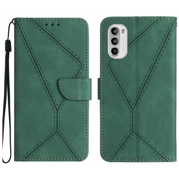 Stitching Embossed Leather Phone Case, For Motorola Moto E22S / G22 4G, For Motorola Moto G52J, For Motorola Moto G Stylus 5G 2022, For Motorola Moto G Stylus 4G 2022