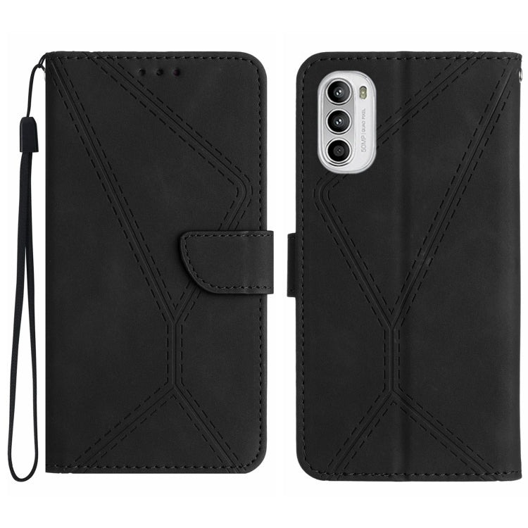 Stitching Embossed Leather Phone Case, For Motorola Moto E22S / G22 4G, For Motorola Moto G52J, For Motorola Moto G Stylus 5G 2022, For Motorola Moto G Stylus 4G 2022