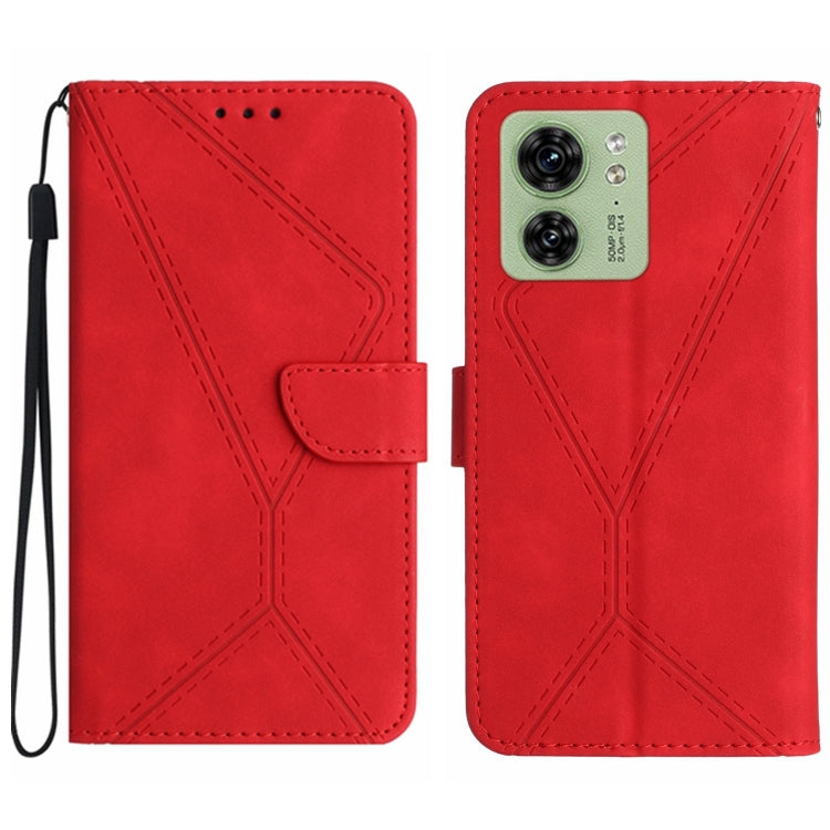 Stitching Embossed Leather Phone Case, For Motorola Moto G14, For Motorola Edge 40, For Motorola Moto G Power 2023, For Motorola Moto G Stylus 5G 2023