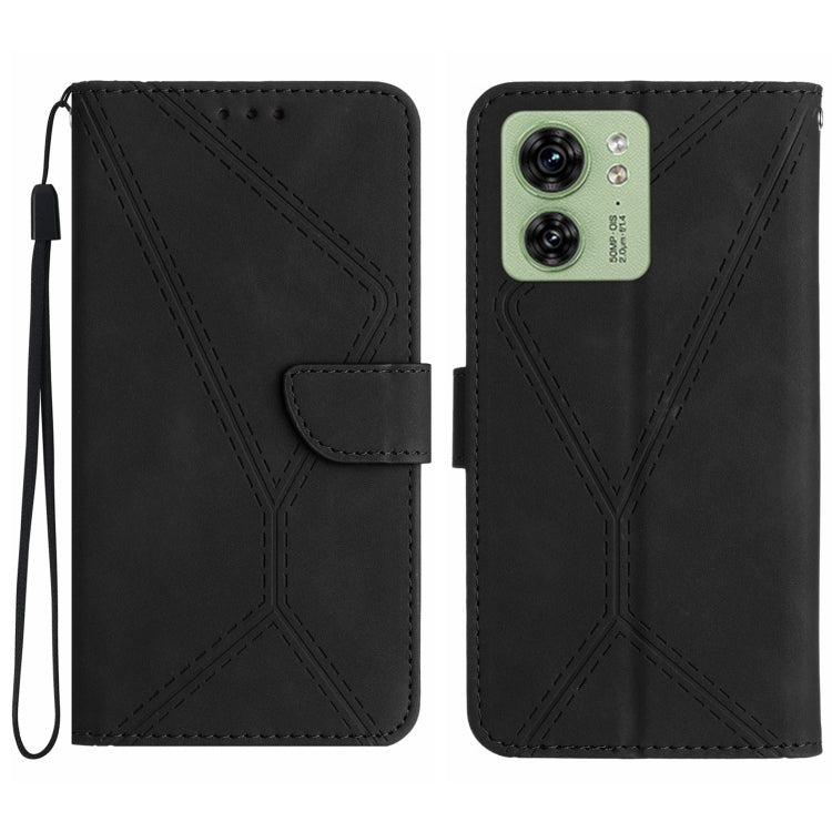 Stitching Embossed Leather Phone Case, For Motorola Moto G14, For Motorola Edge 40, For Motorola Moto G Power 2023, For Motorola Moto G Stylus 5G 2023