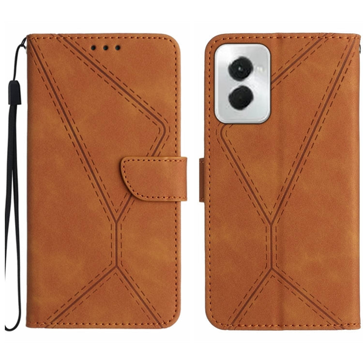 Stitching Embossed Leather Phone Case, For Motorola Moto G Power 5G 2024, For Motorola Moto G84, For Motorola Moto G54, For Motorola Edge 40 Neo