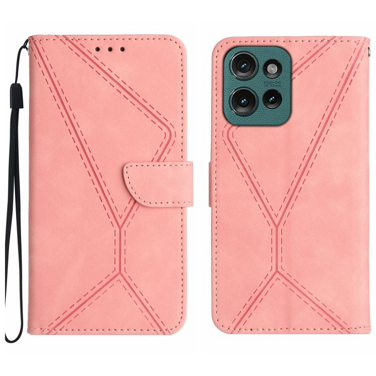 Stitching Embossed Leather Phone Case, For Motorola Moto G55 5G, For Motorola Moto G45 5G, For Motorola Edge 50 5G, For Motorola Edge 50 Neo