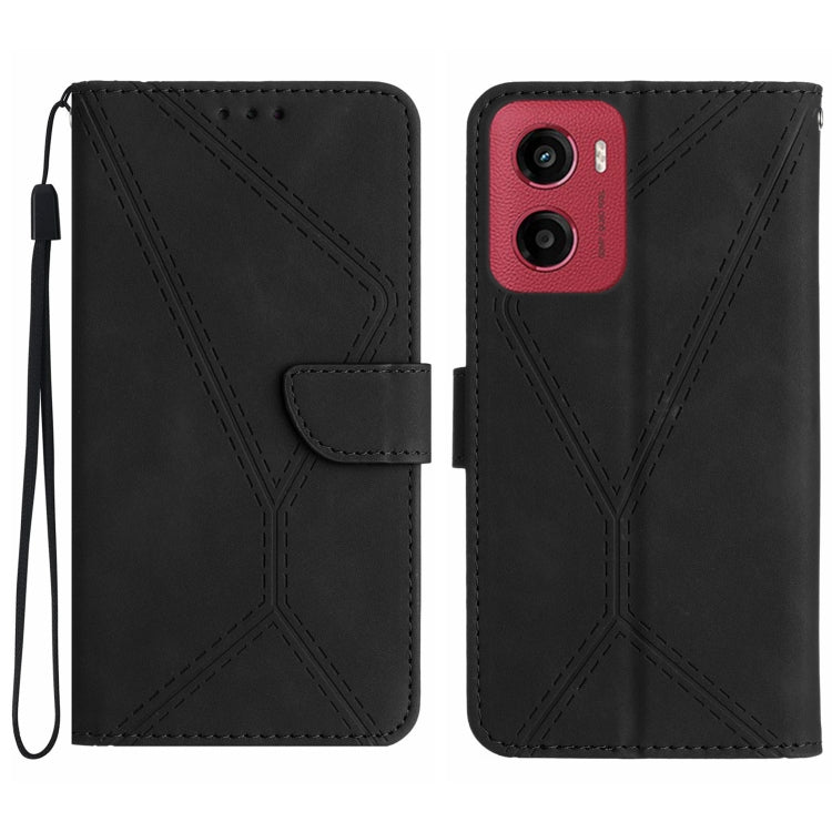 Stitching Embossed Leather Phone Case, For Motorola Edge 60 5G, For Motorola Moto G Stylus 5G 2025, For Motorola Moto G05, For Motorola Moto G15