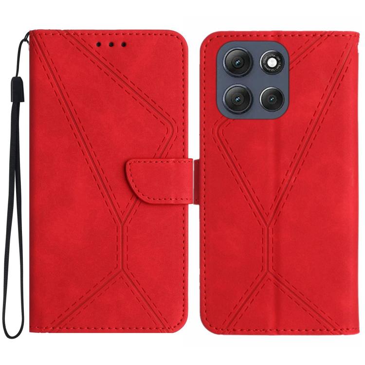 Stitching Embossed Leather Phone Case, For Motorola Moto G06 4G, For Motorola Moto G86 5G, For Motorola Moto G56 5G, For Motorola Edge 60 Pro