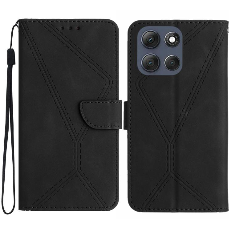 Stitching Embossed Leather Phone Case, For Motorola Moto G06 4G, For Motorola Moto G86 5G, For Motorola Moto G56 5G, For Motorola Edge 60 Pro