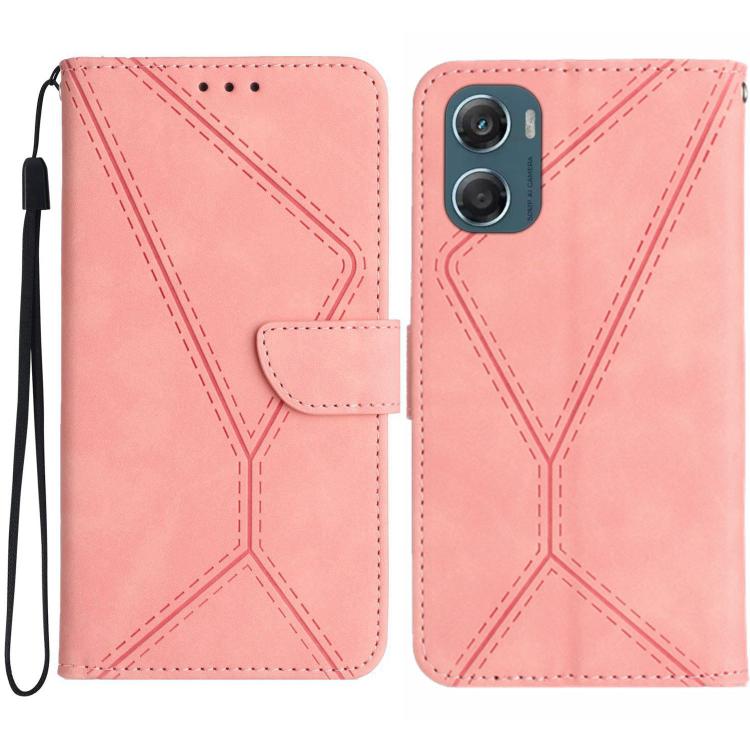 Stitching Embossed Leather Phone Case, For Motorola Moto G06 4G, For Motorola Moto G86 5G, For Motorola Moto G56 5G, For Motorola Edge 60 Pro