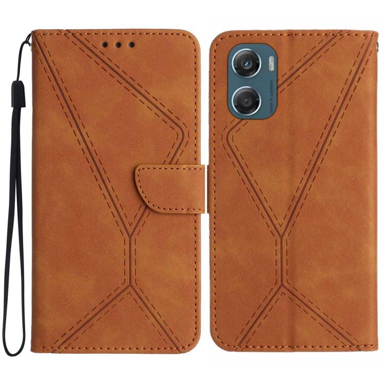 Stitching Embossed Leather Phone Case, For Motorola Moto G06 4G, For Motorola Moto G86 5G, For Motorola Moto G56 5G, For Motorola Edge 60 Pro