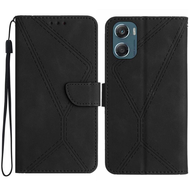 Stitching Embossed Leather Phone Case, For Motorola Moto G06 4G, For Motorola Moto G86 5G, For Motorola Moto G56 5G, For Motorola Edge 60 Pro