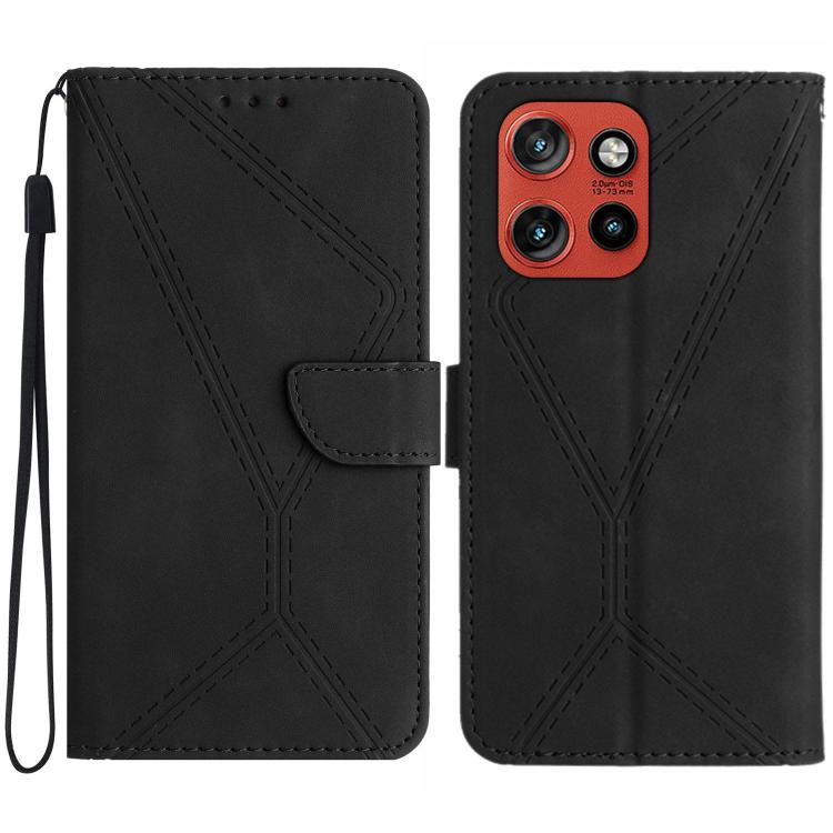Stitching Embossed Leather Phone Case, For Motorola Moto G67 5G / G77 5G, For Motorola Moto G67 Power 5G, For Motorola Edge 70 5G Global, For Motorola Edge 60 Neo 5G