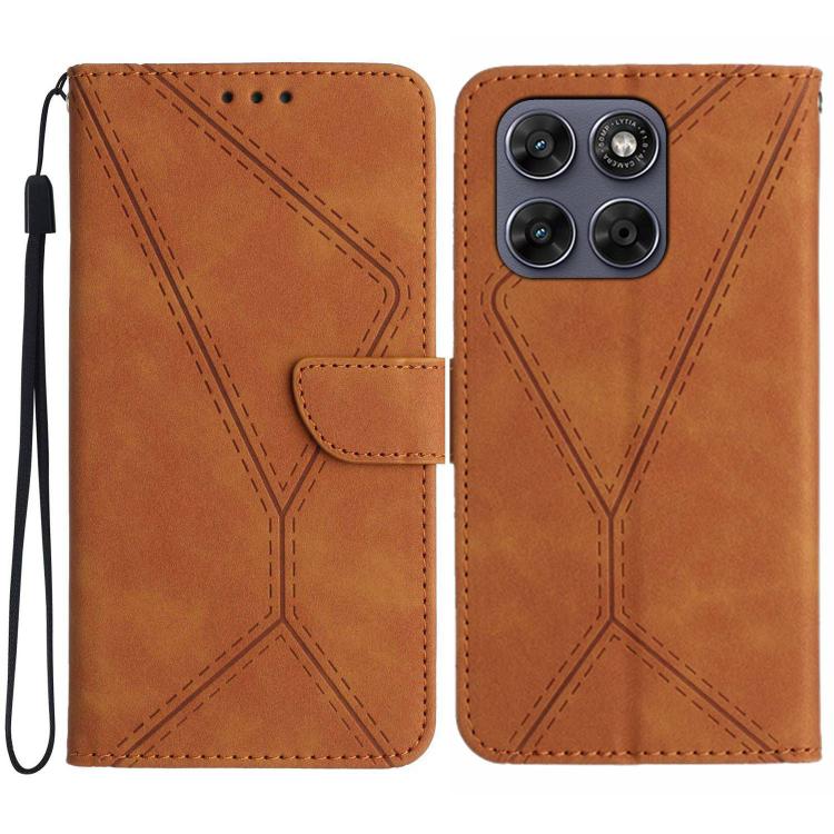 Stitching Embossed Leather Phone Case, For Motorola Moto G67 5G / G77 5G, For Motorola Moto G67 Power 5G, For Motorola Edge 70 5G Global, For Motorola Edge 60 Neo 5G