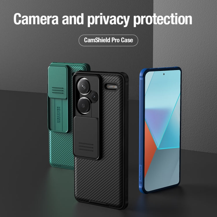 For Xiaomi Redmi Note 13 Pro+ 5G NILLKIN CamShield Pro PC Phone Case(Black)