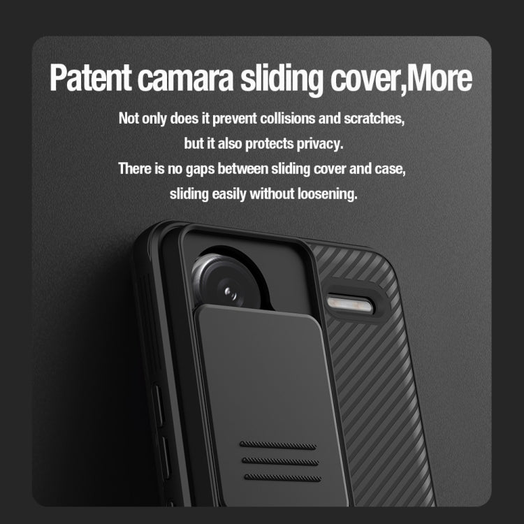 For Xiaomi Redmi Note 13 Pro+ 5G NILLKIN CamShield Pro PC Phone Case(Green)