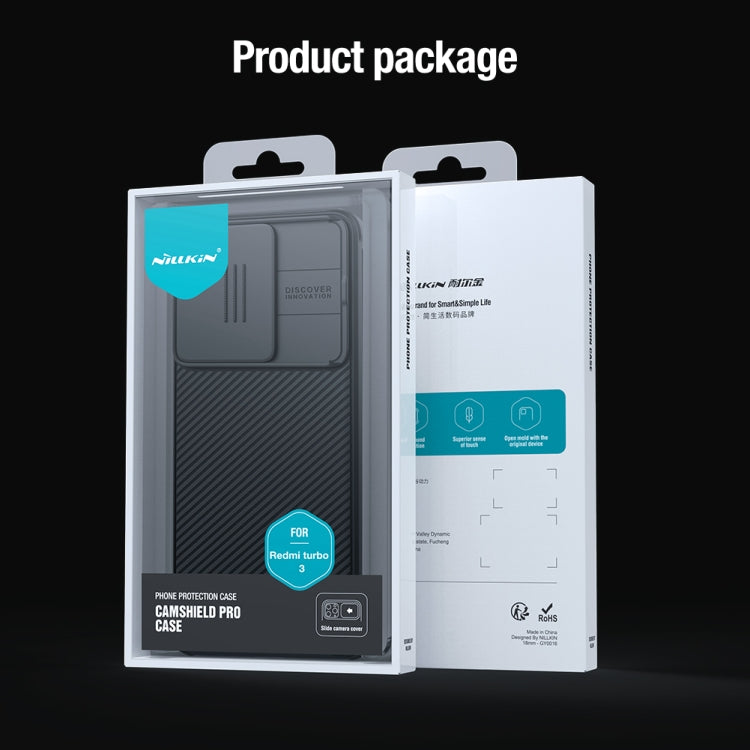 NILLKIN CamShield Pro PC Phone Case, For Xiaomi Redmi Turbo 3, For Xiaomi Redmi Note 13 Pro+ 5G, For Xiaomi Redmi Note 13 Pro 5G, For Xiaomi Redmi K60 Ultra, For Xiaomi Redmi K70 / K70 Pro