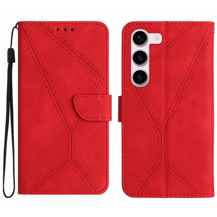 Stitching Embossed Leather Phone Case, For Samsung Galaxy S23 5G, For Samsung Galaxy S23 Ultra 5G, For Samsung Galaxy S22 5G, For Samsung Galaxy S22+ 5G