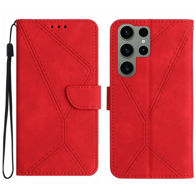 Stitching Embossed Leather Phone Case, For Samsung Galaxy S23 5G, For Samsung Galaxy S23 Ultra 5G, For Samsung Galaxy S22 5G, For Samsung Galaxy S22+ 5G