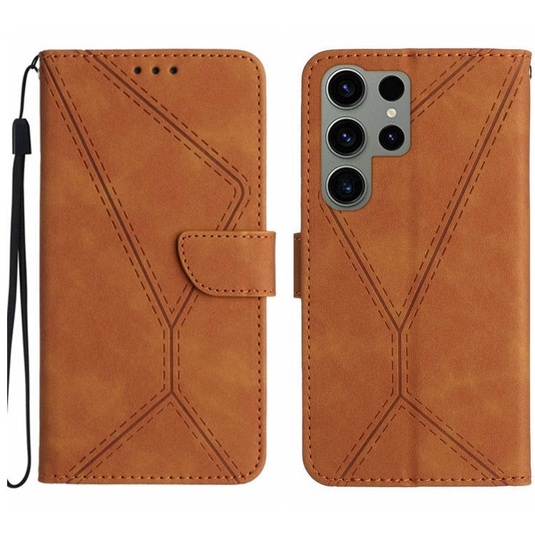 Stitching Embossed Leather Phone Case, For Samsung Galaxy S23 5G, For Samsung Galaxy S23 Ultra 5G, For Samsung Galaxy S22 5G, For Samsung Galaxy S22+ 5G
