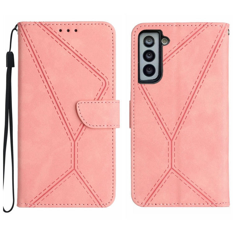 Stitching Embossed Leather Phone Case, For Samsung Galaxy S23 5G, For Samsung Galaxy S23 Ultra 5G, For Samsung Galaxy S22 5G, For Samsung Galaxy S22+ 5G