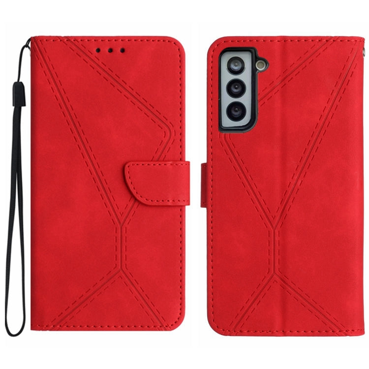 Stitching Embossed Leather Phone Case, For Samsung Galaxy S22 Ultra 5G, For Samsung Galaxy S21 5G, For Samsung Galaxy S21 FE 5G, For Samsung Galaxy S21+ 5G