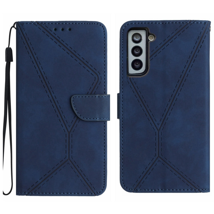 Stitching Embossed Leather Phone Case, For Samsung Galaxy S22 Ultra 5G, For Samsung Galaxy S21 5G, For Samsung Galaxy S21 FE 5G, For Samsung Galaxy S21+ 5G