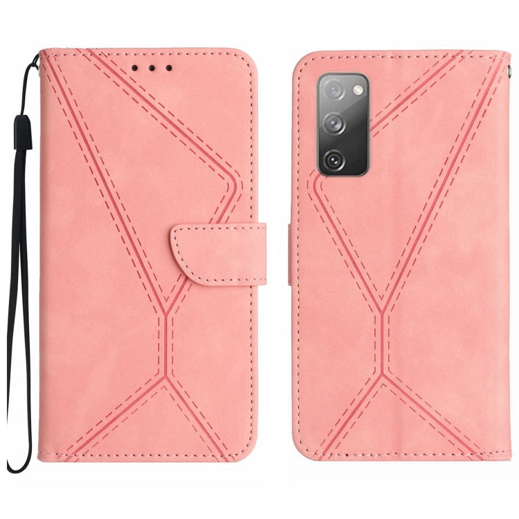 Stitching Embossed Leather Phone Case, For Samsung Galaxy S20 FE, For Samsung Galaxy S10, For Samsung Galaxy S10+, For Samsung Galaxy Note20