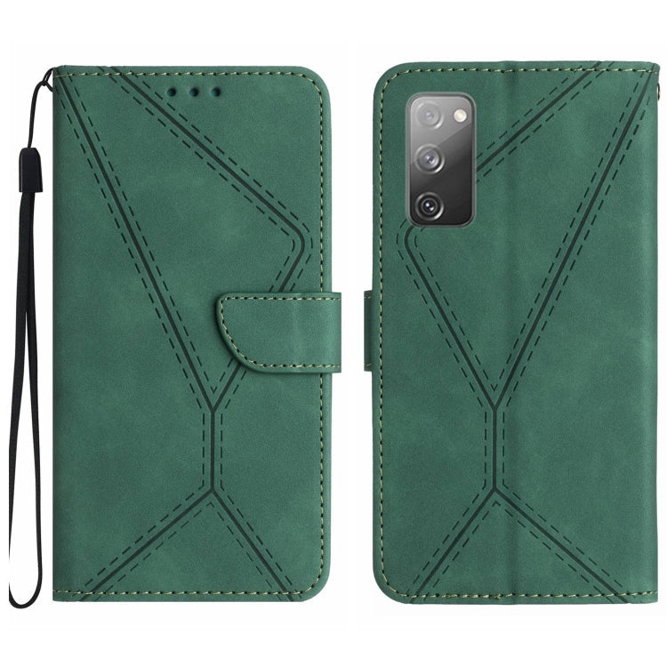 Stitching Embossed Leather Phone Case, For Samsung Galaxy S20 FE, For Samsung Galaxy S10, For Samsung Galaxy S10+, For Samsung Galaxy Note20