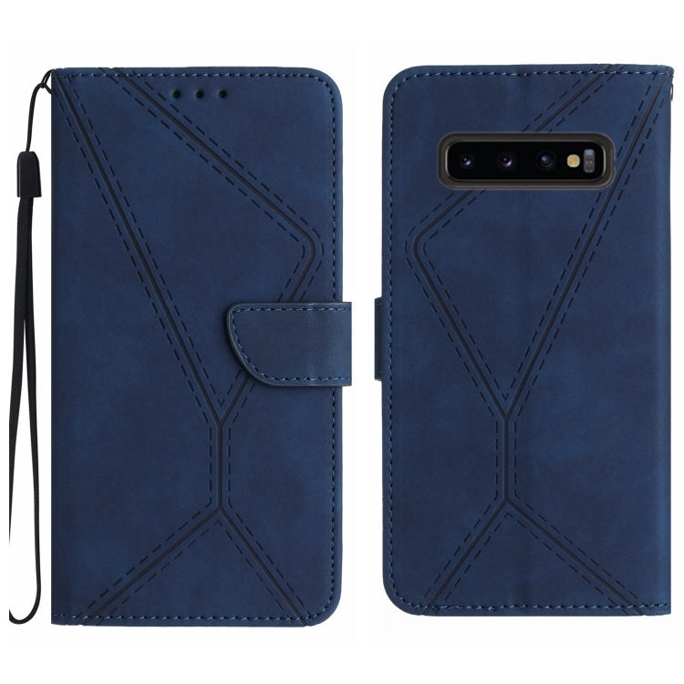 Stitching Embossed Leather Phone Case, For Samsung Galaxy S20 FE, For Samsung Galaxy S10, For Samsung Galaxy S10+, For Samsung Galaxy Note20