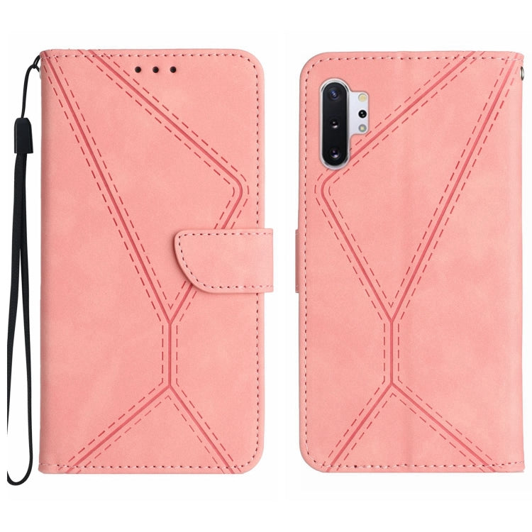 Stitching Embossed Leather Phone Case, For Samsung Galaxy Note20 Ultra, For Samsung Galaxy Note10+, For Samsung Galaxy A03 164mm, For Samsung Galaxy A03 166mm