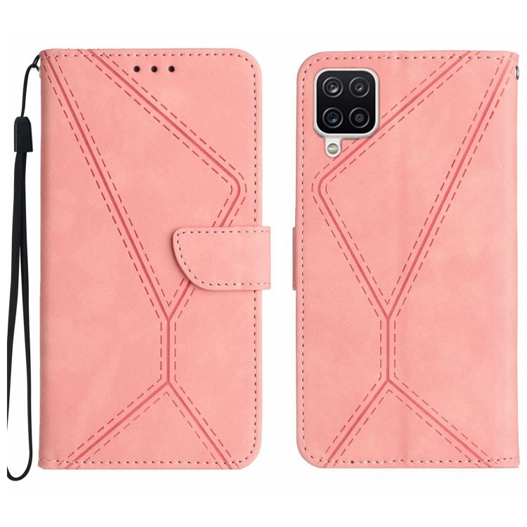 Stitching Embossed Leather Phone Case, For Samsung Galaxy A12 / M12, For Samsung Galaxy A13 4G, For Samsung Galaxy A13 5G / M13 5G, For Samsung Galaxy A14 5G / A14 4G