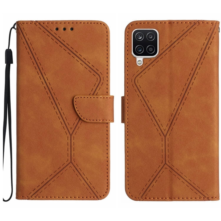 Stitching Embossed Leather Phone Case, For Samsung Galaxy A12 / M12, For Samsung Galaxy A13 4G, For Samsung Galaxy A13 5G / M13 5G, For Samsung Galaxy A14 5G / A14 4G
