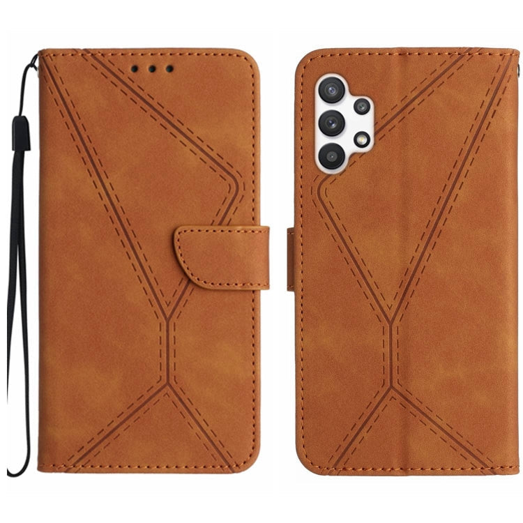 Stitching Embossed Leather Phone Case, For Samsung Galaxy A12 / M12, For Samsung Galaxy A13 4G, For Samsung Galaxy A13 5G / M13 5G, For Samsung Galaxy A14 5G / A14 4G