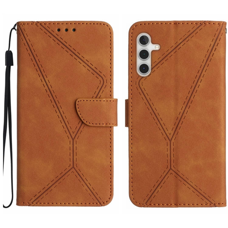 Stitching Embossed Leather Phone Case, For Samsung Galaxy A12 / M12, For Samsung Galaxy A13 4G, For Samsung Galaxy A13 5G / M13 5G, For Samsung Galaxy A14 5G / A14 4G