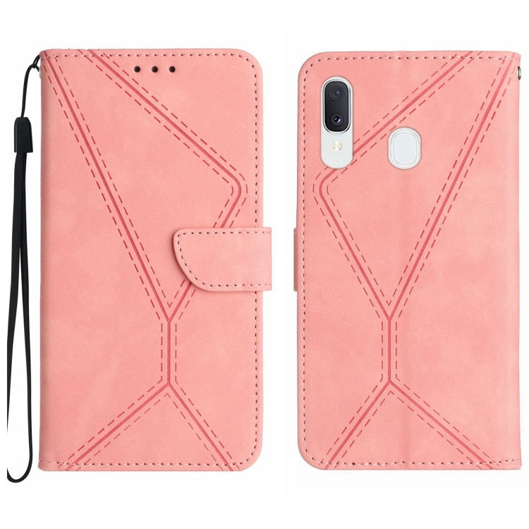 Stitching Embossed Leather Phone Case, For Samsung Galaxy A33 5G, For Samsung Galaxy A34 5G, For Samsung Galaxy A40, For Samsung Galaxy A50 / A50s