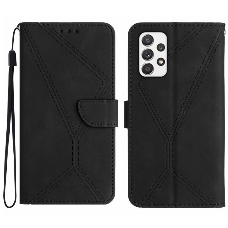 Stitching Embossed Leather Phone Case, For Samsung Galaxy A51 4G, For Samsung Galaxy A51 5G, For Samsung Galaxy A52 / A52s, For Samsung Galaxy A53 5G