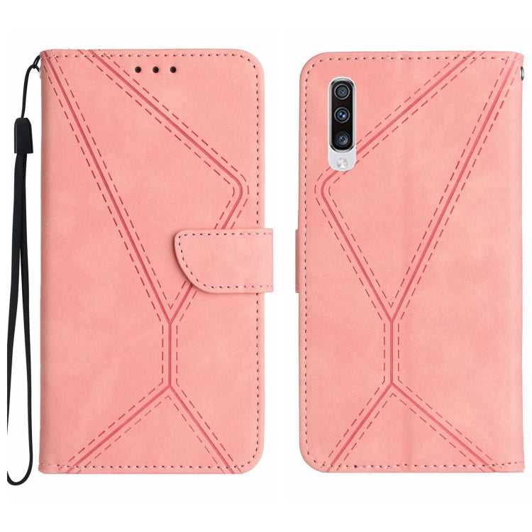 Stitching Embossed Leather Phone Case, For Samsung Galaxy A54 5G, For Samsung Galaxy A70 / A70s, For Samsung Galaxy A71 4G, For Samsung Galaxy A71 5G