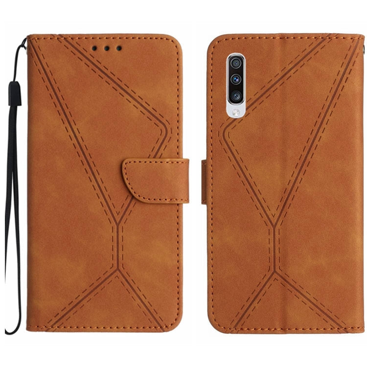 Stitching Embossed Leather Phone Case, For Samsung Galaxy A54 5G, For Samsung Galaxy A70 / A70s, For Samsung Galaxy A71 4G, For Samsung Galaxy A71 5G