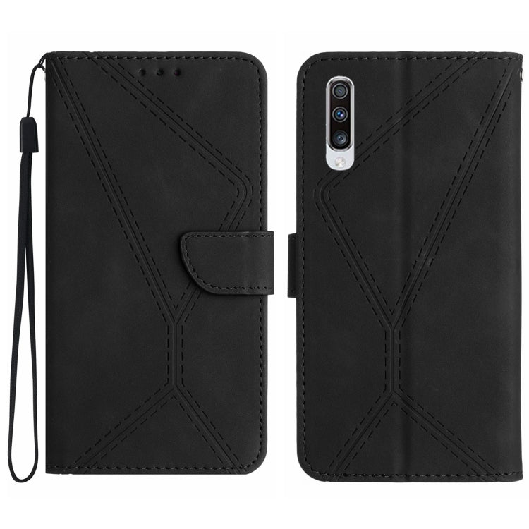 Stitching Embossed Leather Phone Case, For Samsung Galaxy A54 5G, For Samsung Galaxy A70 / A70s, For Samsung Galaxy A71 4G, For Samsung Galaxy A71 5G