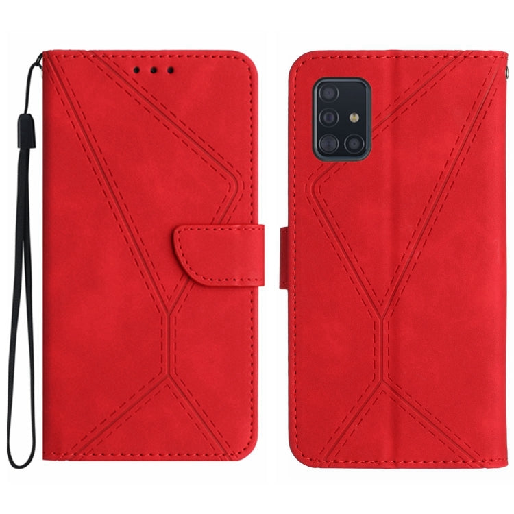 Stitching Embossed Leather Phone Case, For Samsung Galaxy A54 5G, For Samsung Galaxy A70 / A70s, For Samsung Galaxy A71 4G, For Samsung Galaxy A71 5G