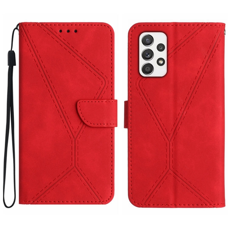 Stitching Embossed Leather Phone Case, For Samsung Galaxy A72 4G/5G, For Samsung Galaxy A73 5G, For Samsung Galaxy F14 5G, For Samsung Galaxy M14 5G
