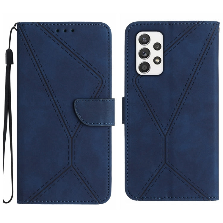Stitching Embossed Leather Phone Case, For Samsung Galaxy A72 4G/5G, For Samsung Galaxy A73 5G, For Samsung Galaxy F14 5G, For Samsung Galaxy M14 5G