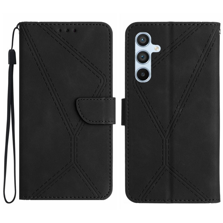 Stitching Embossed Leather Phone Case, For Samsung Galaxy M33 5G, For Samsung Galaxy M53 5G, For Samsung Galaxy M54 5G